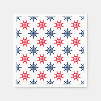 Serviette En Papier Rouge Blanc Bleu Marin Amusant Fête Patriotique