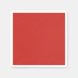 Serviette En Papier Rouge brillant