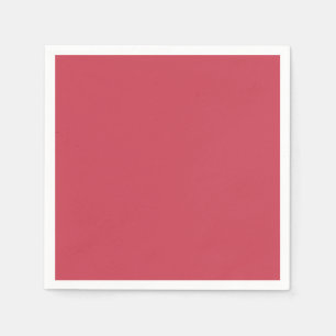 Serviette En Papier Rouge brique (couleur solide)