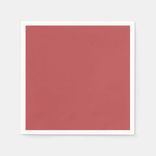 Serviette En Papier Rouge chaud