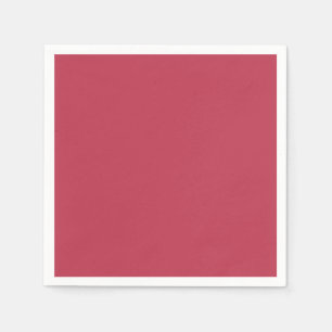Serviette En Papier Rouge framboise à la mode - Serviettes