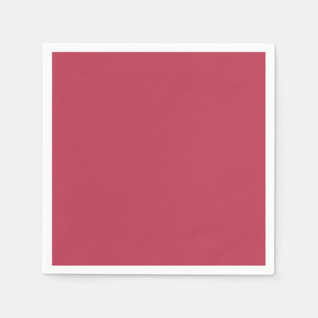 Serviette En Papier Rouge framboise à la mode - Serviettes (Devant)