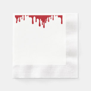 Serviette en papier rouge tomate personnalisable p