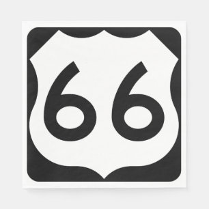 Serviette En Papier Route 66