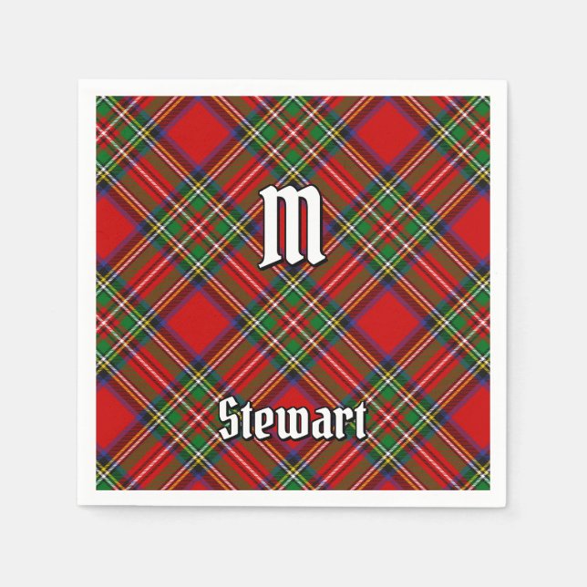 Serviette En Papier Royal Stewart Tartan (Devant)