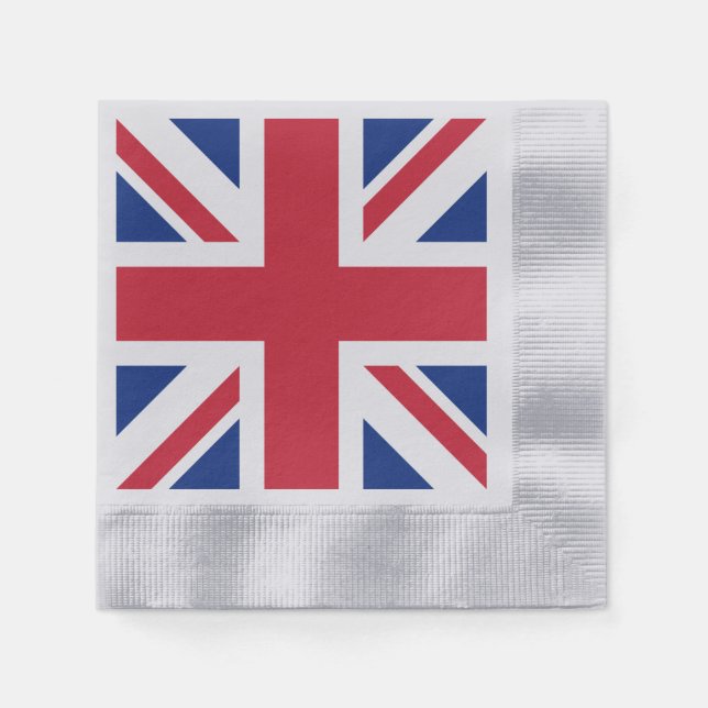 Serviette En Papier Royaume-Uni Union Jack Drapeau des colonies britan (Devant)
