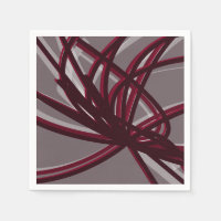 Rubans Abstraits artistiques gris et bordeaux