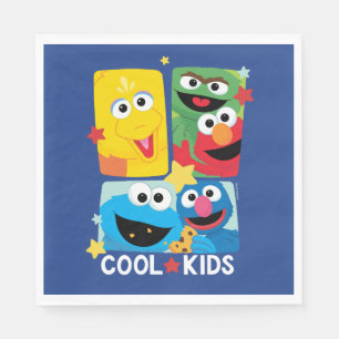 Serviette En Papier Rue Sésame Enfants Cool