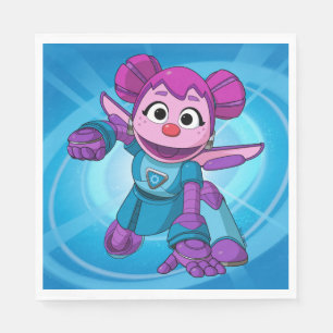 Serviette En Papier Rue Sésame Méca Builders Abby In Action