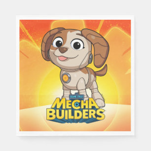 Serviette En Papier Rue Sésame Tango des constructeurs mécaniques