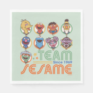 Serviette En Papier Rue Sésame   Team Sesame depuis 1969