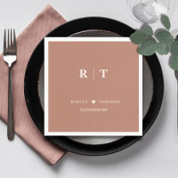 Ruméraux romains en terre cuite Monogramme minimal