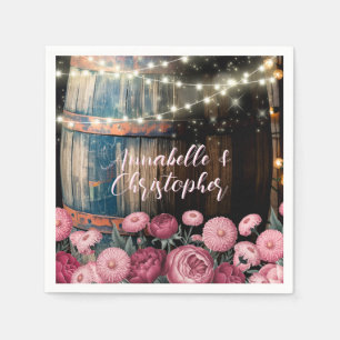 Serviette En Papier Russe Whiskey Whiskey Barrel Mariage