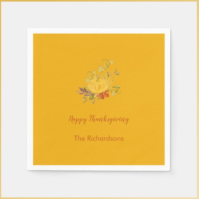 Serviette En Papier Rustique Automne Automne Couleur Citrouille Thanks (https://www.zazzle.com/collections/thanksgiving_dinner_party_suite-119989770891588418?rf=23809114553)