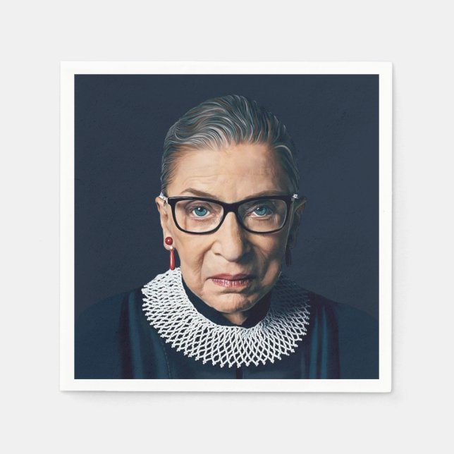 Serviette En Papier Ruth Bader Ginsburg   (Devant)