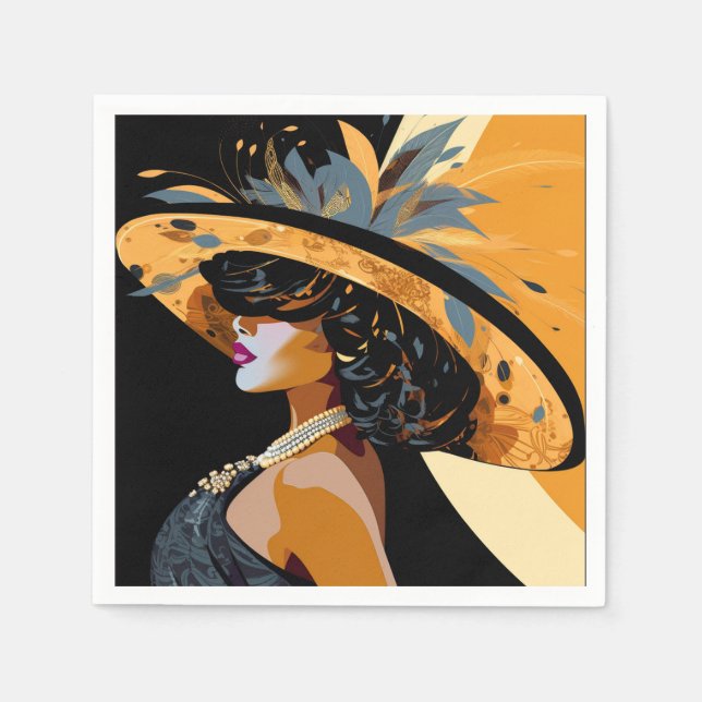 SERVIETTE EN PAPIER SA COURONNE N° 1 (Devant)