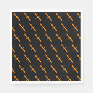 Serviette En Papier Sagittaire d'or Zodiac Astrologie Signal personnal