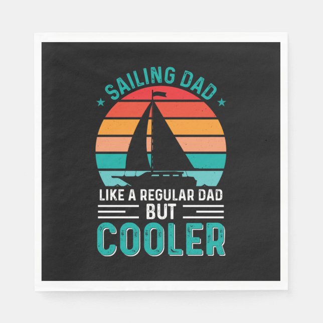 Serviette En Papier Sailing Dad (Devant)