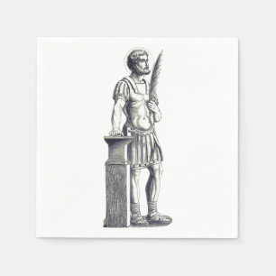Serviette En Papier Saint Adrien Garde Herculienne