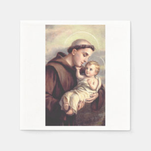Serviette En Papier Saint Antoine de Padoue
