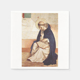 Serviette En Papier Saint Dominique par Fra Angelico Renaissance Beaux