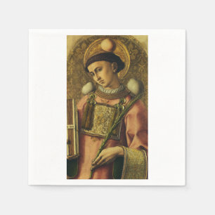 Serviette En Papier Saint Étienne le Protomartyr Iconographie d'art fi