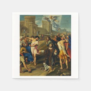 Serviette En Papier Saint Étienne le Protomartyr Iconographie d'art fi