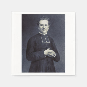 Serviette En Papier Saint John Bosco Père et enseignant de la jeunesse
