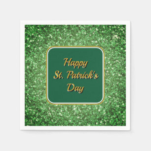 Serviette En Papier Saint Patrick’s day scintillant parties scintillan