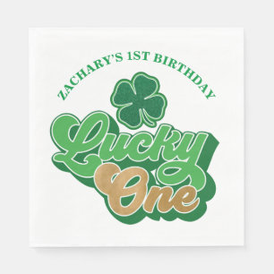Serviette En Papier Saint Patrick's Day Lucky One Anniversday Papier s