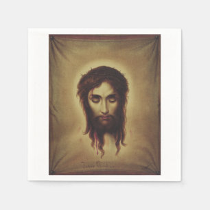 Serviette En Papier Saint visage de Jésus-Christ