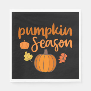 Serviette En Papier Saison de citrouille automne