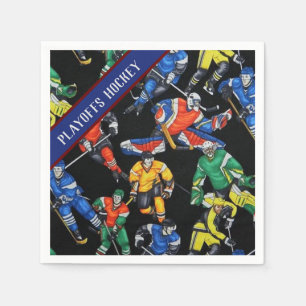 Serviette En Papier Saison de hockey glace Hockey Naples
