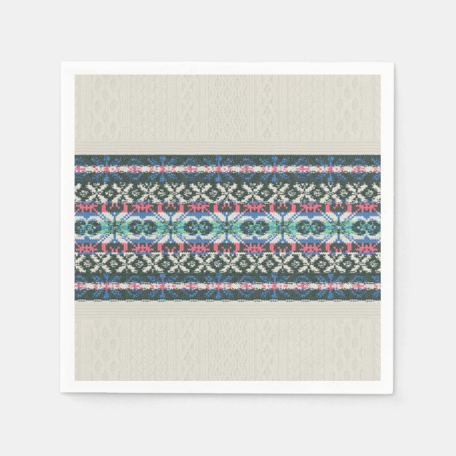 Serviette En Papier Saison de vacances Napkin (Devant)