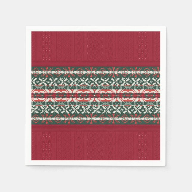 Serviette En Papier Saison de vacances Napkin (Devant)