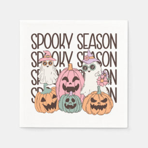 Serviette En Papier Saison Éffrayante d'Halloween