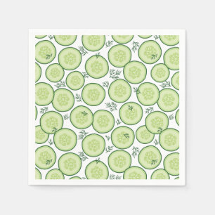 Serviette En Papier Salade de concombre