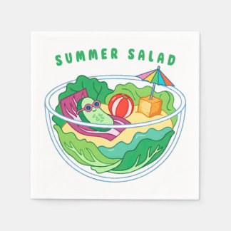 Serviette En Papier Salade d'été