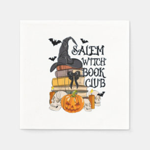 Serviette En Papier Salem Witch Book Club Halloween