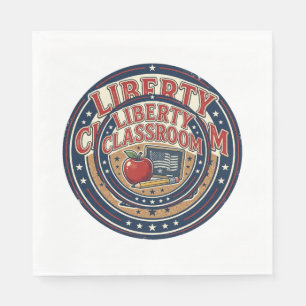 Serviette En Papier Salle de classe Liberté Patriotique Professeur Pat