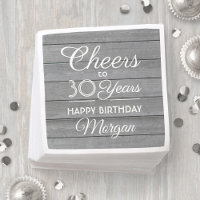 Salue Chaque année Fête Anniversaire Gris Bois Rus