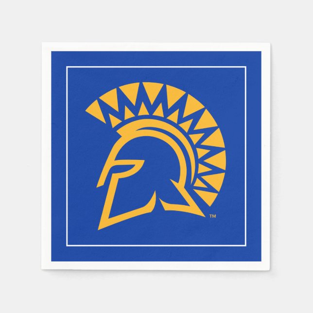 Serviette En Papier San Jose State Spartans (Devant)