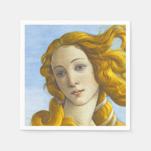 Serviette En Papier Sandro Botticelli - Naissance de Vénus Détail