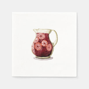 Serviette En Papier Sangria