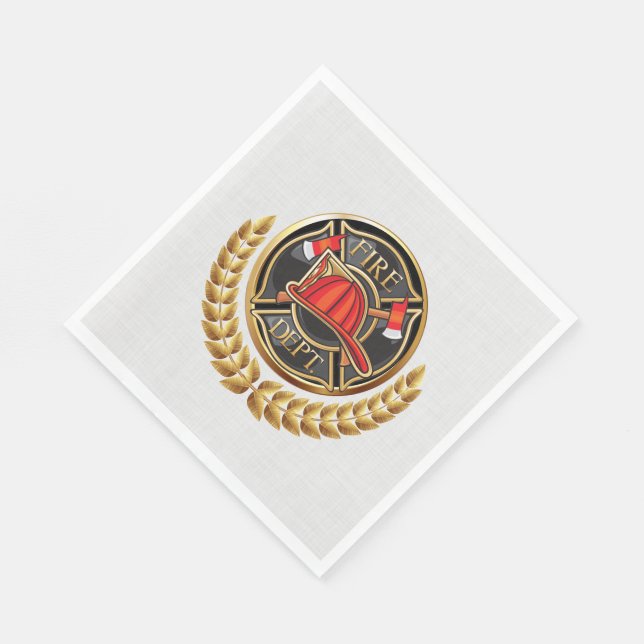 Serviette En Papier Sapeurs-Pompiers (Coin)