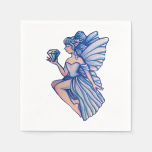 Serviette En Papier Sapphire Fairy