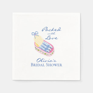 Serviette En Papier Sardines remplies d'amour Enterrement de vie de je