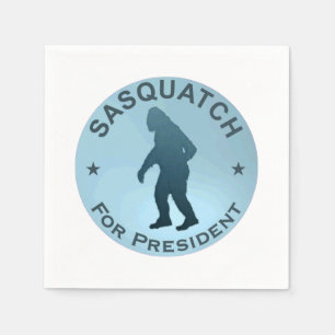 Serviette En Papier Sasquatch, Président