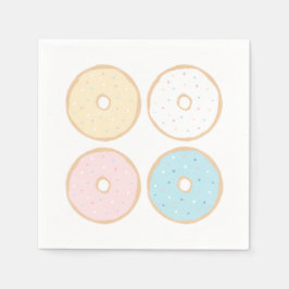 Serviette En Papier Saupoudrer bébé Donut