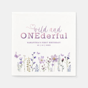 Serviette En Papier Sauvage ONE derful 1st Birthday Party Napkins